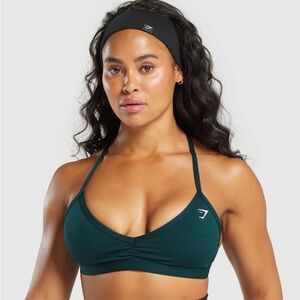 Gymshark Minimal Sports Bra in Strong Teal, Size XS